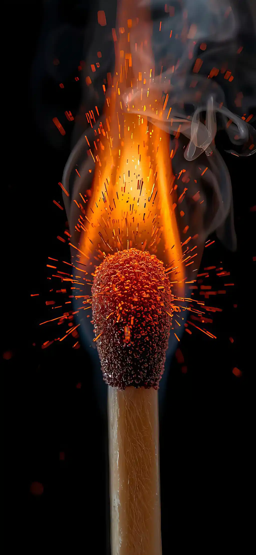 Burning Match Fire Wallpaper